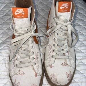 Nike SB Poler Blazer Mid‎ Men's 10.5 Rare 2013 Collab Desert Print Sneakers